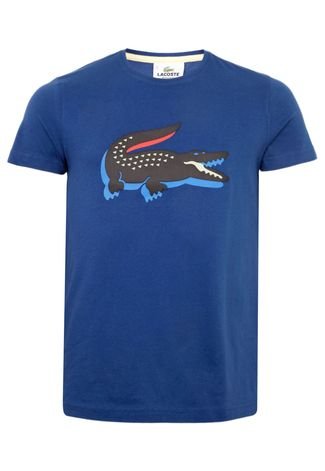 Camiseta Lacoste Tag Azul