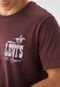 Camiseta Levis Reta Estampada Marrom - Marca Levis