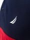 Polo Nautica Masculina Piquet Shadow Logo Sash Azul Marinho - Marca Nautica