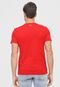 Camiseta Lacoste Lettering Vermelha - Marca Lacoste