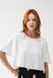 Blusa Cropped Lez a Lez Reta Lisa Off-White - Marca Lez a Lez