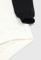 Blusa de Moletom NUV.ON Infantil Lettering Off-White/Vinho - Marca NUV.ON