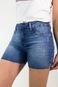 Short Feminino Alto Jeans Escuro Puídos Desfiada Anticorpus - Marca Anticorpus JeansWear