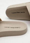 Chinelo Slide Calvin Klein Logo Bege - Marca Calvin Klein