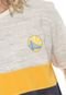 Camiseta NBA Golden State Warriors Amarela/Azul-marinho - Marca NBA