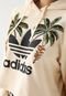 Blusa de Moletom Fechada adidas Originals Reta Farm Bege - Marca adidas Originals