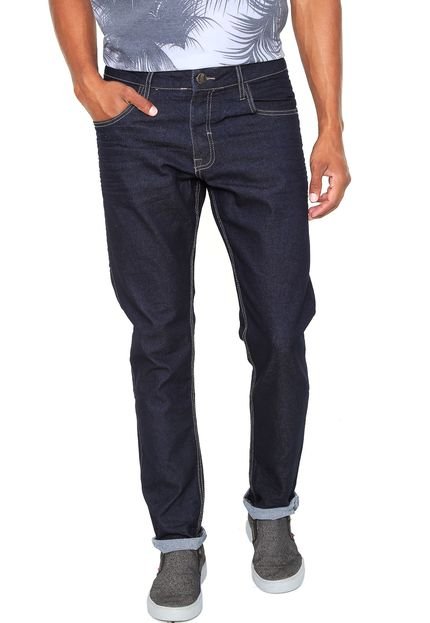 Calça Jeans Polo Wear Slim Amassada Azul - Marca Polo Wear