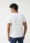 Camiseta Levis Reta Listrada Off White - Marca Levis