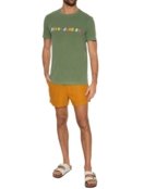 Camiseta Osklen Masculina Slim Stone Rio de Janeiro Recorte Verde Incolor - Marca Osklen