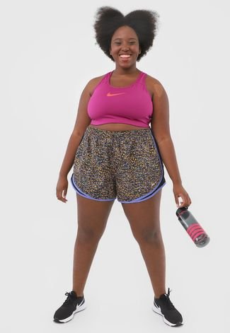 Top Nike Swoosh Bra Plus Size Rosa - Compre Agora