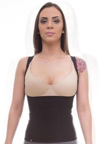 Cinta Modeladora e Postural Shapewear - Slim Fitness Preta