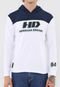 Camiseta HD Capuz Branca - Marca HD