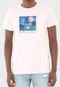 Camiseta Billabong Stacked Fill Rosa - Marca Billabong