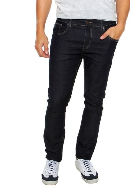Calça Jeans Lacoste Slim Stretch Azul-Marinho - Marca Lacoste