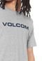 Camiseta Volcom Crisp Euro Cinza - Marca Volcom