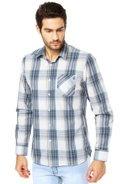 Camisa Volcom Factorplaid Off White - Marca Volcom