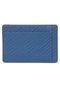 Porta-Cartão Couro Calvin Klein Jeans Logo Azul - Marca Calvin Klein
