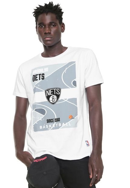 Camiseta NBA Brooklyn Nets Branca - Marca NBA