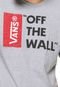 Camiseta Vans Off The Wall Ii Cinza - Marca Vans