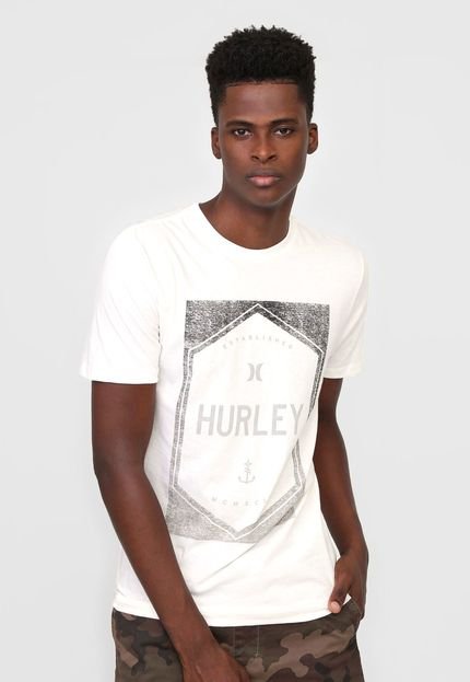 Camiseta Hurley Knocked Out Off-White - Marca Hurley