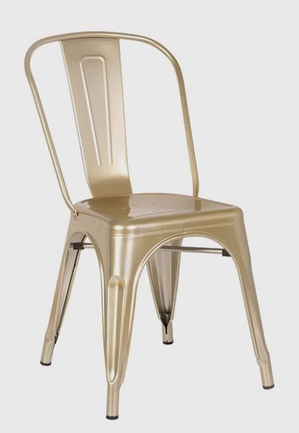 Cadeira Iron Dourado Rivatti Dourada Sourada - Marca Rivatti