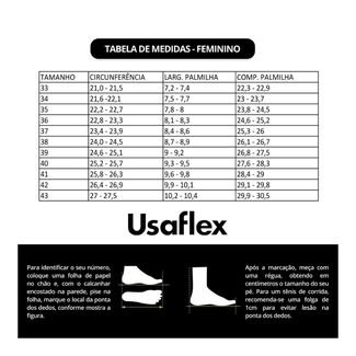 Tênis Usaflex Feminino Slip-On Elastano V9103