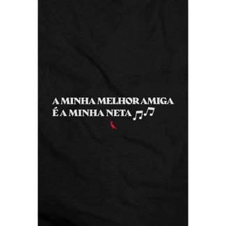 Camiseta Fem Amiga Neta Reserva Preto