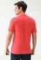 Camiseta Aleatory Reta Logo Bordado Coral - Marca Aleatory