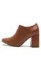 Ankle Boot Crysalis Recorte Caramelo - Marca Crysalis