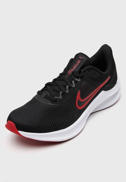 Tênis Nike Downshifter 11 Preto/Vermelho - Marca Nike