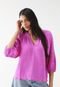 Blusa GAP Reta Laise Rosa - Marca GAP