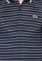 Camisa Polo Lacoste Listrada Azul - Marca Lacoste