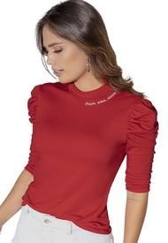 Camiseta Mujer Rojo Atypical 5429