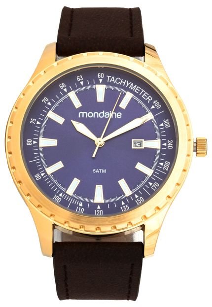 Relógio Mondaine 83353GPMVDH2 Dourado/Marrom - Marca Mondaine