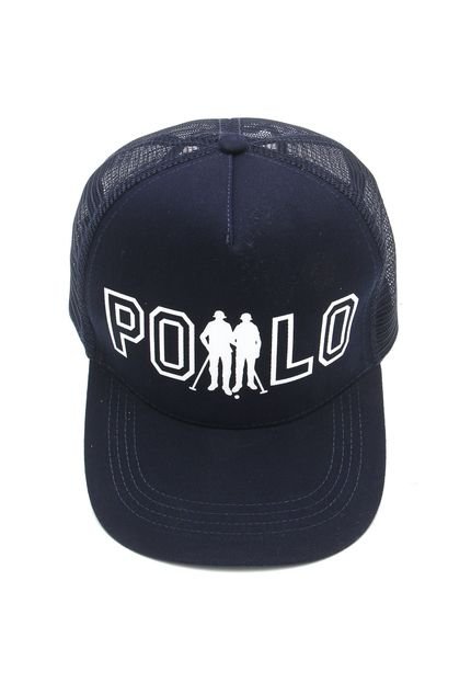 Boné Polo Wear Lettering Azul-Marinho - Marca Polo Wear