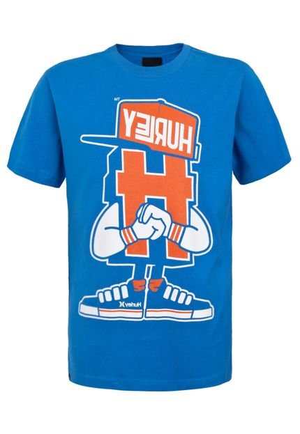 Camiseta Hurley Silk Juv. Mascot Azul - Marca Hurley