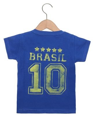 Camiseta Elian Brasil Azul