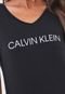 Camisola Calvin Klein Underwear Midi Lettering Cinza - Marca Calvin Klein Underwear