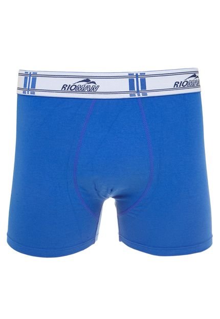 Cueca Rio Man Boxer Comfort Cotton Azul - Marca Rio Man
