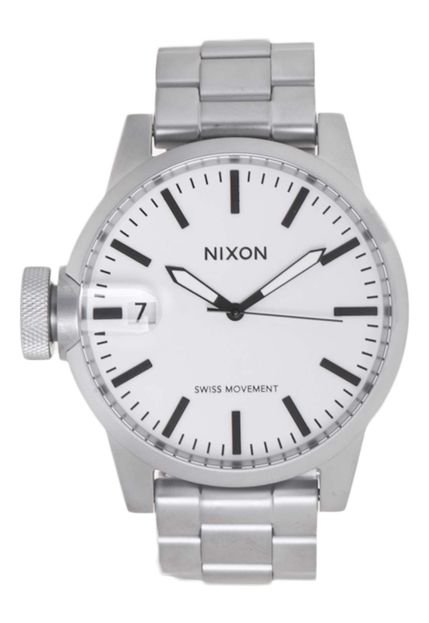 Relógio Nixon Chronicle Prata - Marca Nixon
