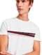 Camiseta Tommy Hilfiger Masculina Corp Chest Taping Branca - Marca Tommy Hilfiger