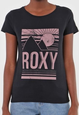 Camiseta Roxy Shadow Preta