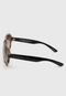 Óculos de Sol Evoke Diamond Aviator Bege/Preto - Marca Evoke