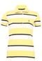 Camisa Polo Aleatory Stripes Amarela - Marca Aleatory
