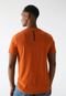 Camiseta Calvin Klein Jeans Reta Logo Laranja - Marca Calvin Klein Jeans