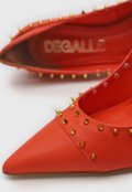 Scarpin Social Degalls Tachas Laranja - Marca Degalls