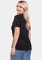 Tshirt Blusa Feminina Cactos Estampada Manga Curta Camiseta Camisa Preto - Marca ADRIBEN