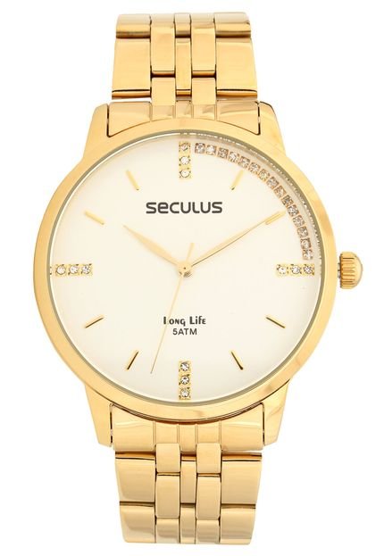 Relógio Seculus 28812LPSVDA1 Dourado - Marca Seculus