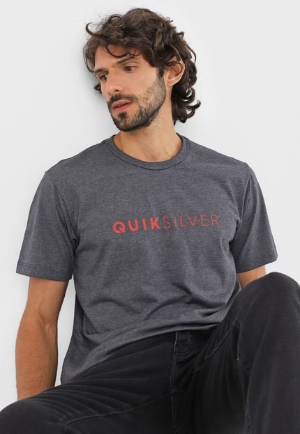 Camiseta Quiksilver Line Up Cinza - Marca Quiksilver