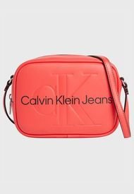 Cartera Small Monogram Crossbody Bag Rojo Calvin Klein